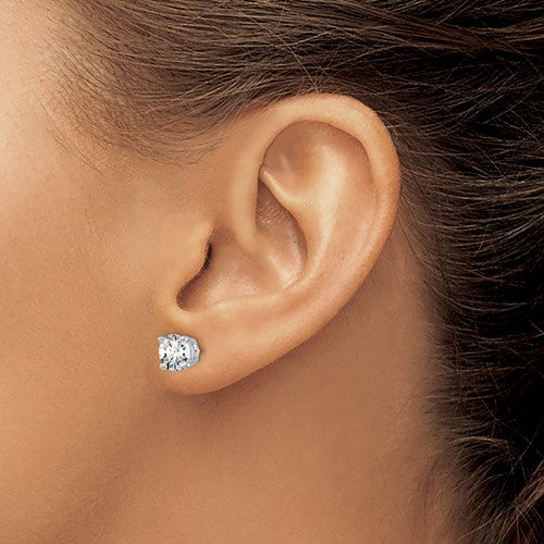 Stella Diamond Earrings - 2.00 carat Lab Grown Diamond Studs 18ct Whit –  Aristides Fine Jewels